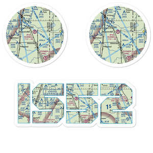 Russell Airport (IS52) VFR Sectional Sticker Pack