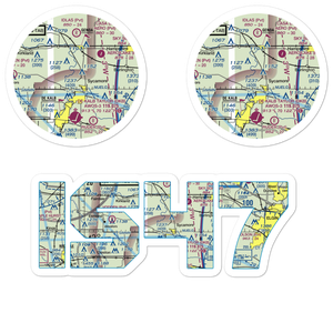 Willis Airport (IS47) VFR Sectional Sticker Pack