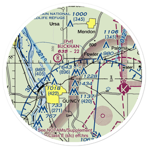 Mast Field (IS45) VFR Sectional Sticker (20 mile)