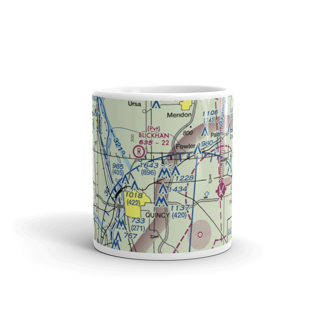 Mast Field (IS45) VFR Sectional  Mug 