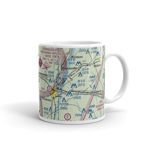 Piper's Landing Airport (IS34) VFR Sectional  Mug