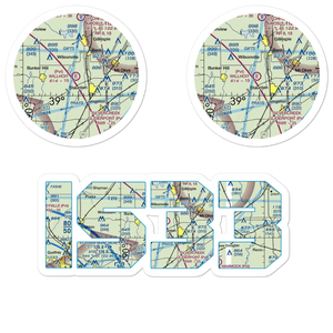 Willhoit Airport (IS33) VFR Sectional Sticker Pack