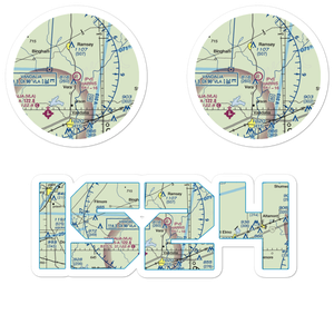 Harris Airport (IS24) VFR Sectional Sticker Pack