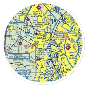 Turner Seaplane Base (IS23) VFR Sectional Sticker (30 mile)