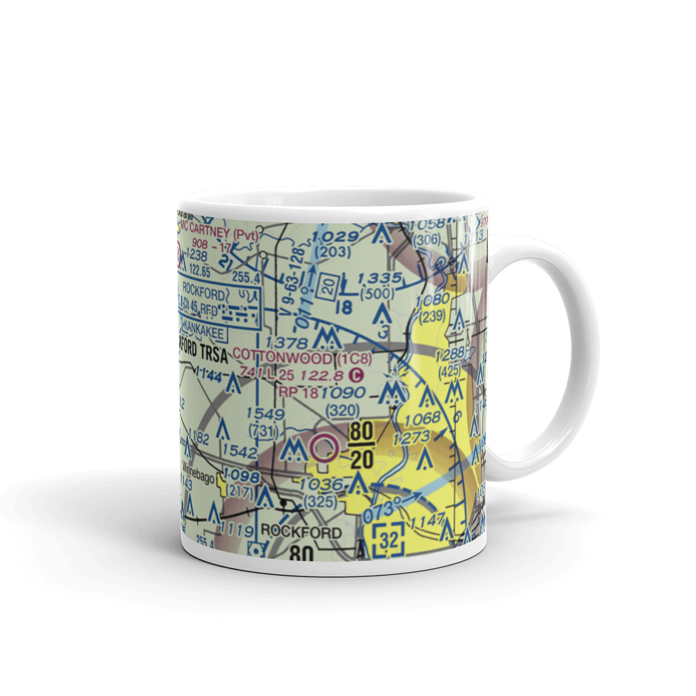 Carlson RLA Restricted Landing Area (IS19) VFR Sectional  Mug 