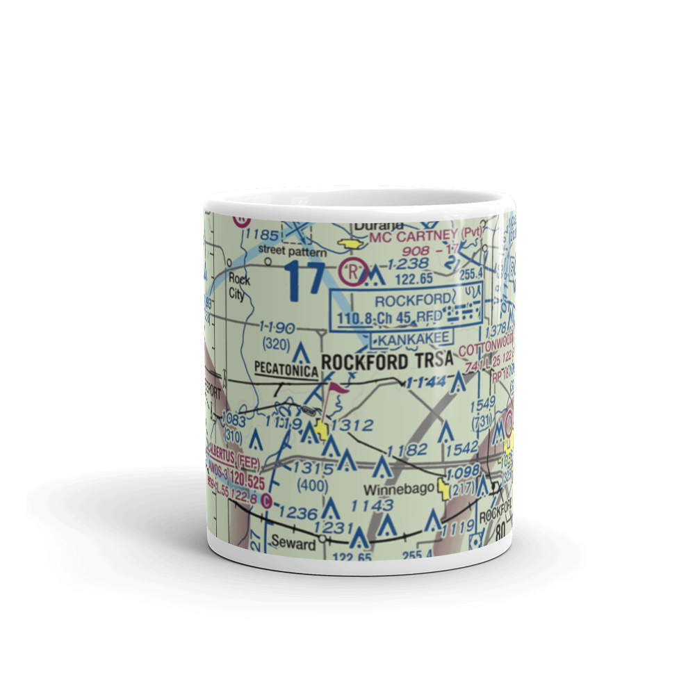 Carlson RLA Restricted Landing Area (IS19) VFR Sectional  Mug 