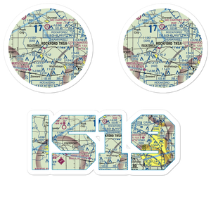 Carlson RLA Restricted Landing Area (IS19) VFR Sectional Sticker Pack