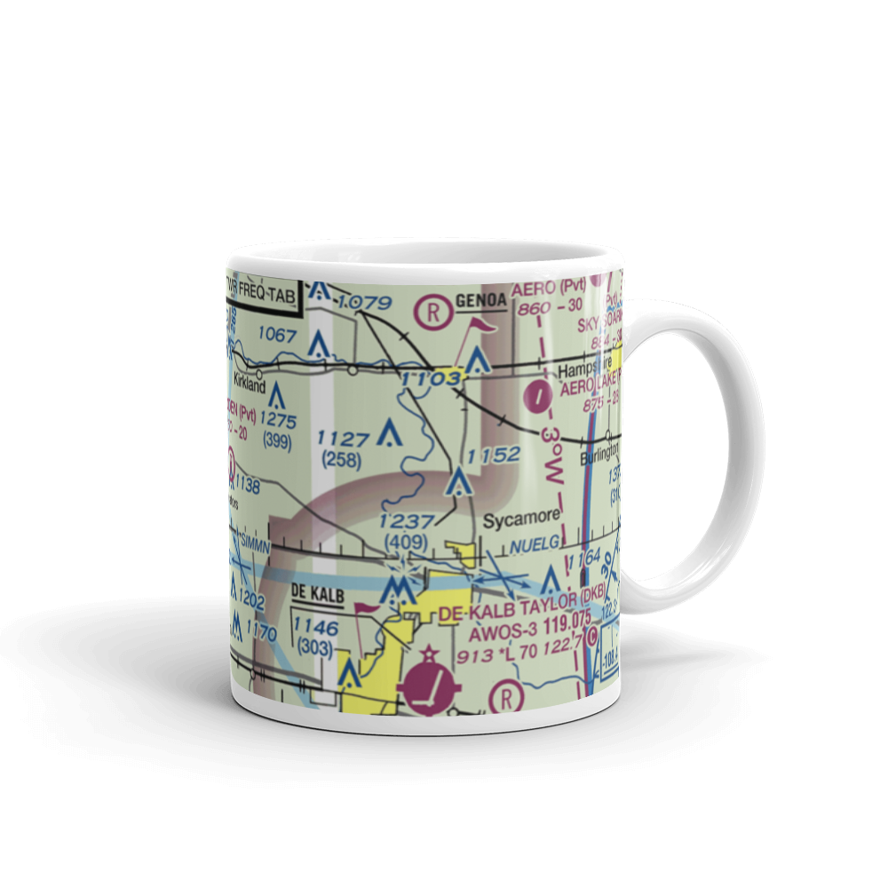 Vodden Airport (IS15) VFR Sectional  Mug 