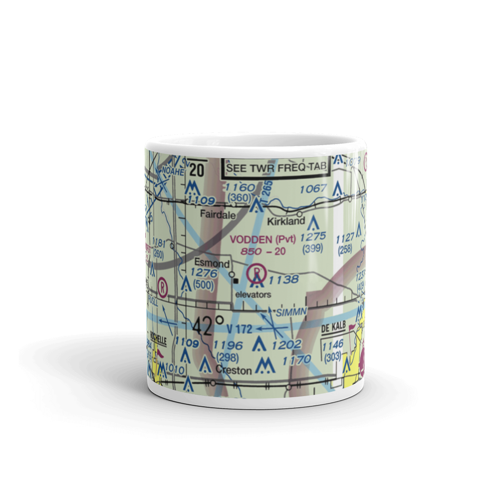 Vodden Airport (IS15) VFR Sectional  Mug 