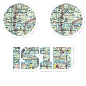 Vodden Airport (IS15) VFR Sectional Sticker Pack