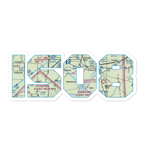Curless Airport (IS08) VFR Sectional Sticker