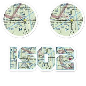 Dietchweiler Airport (IS02) VFR Sectional Sticker Pack