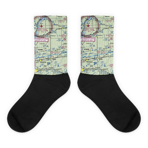 Jay Schertz Farm Airport (IS00) VFR Sectional Socks