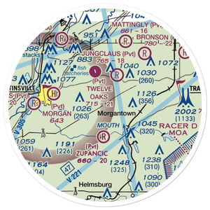 Donica Field (IN99) VFR Sectional Sticker (20 mile)