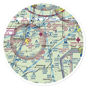 Donica Field (IN99) VFR Sectional Sticker (30 mile)