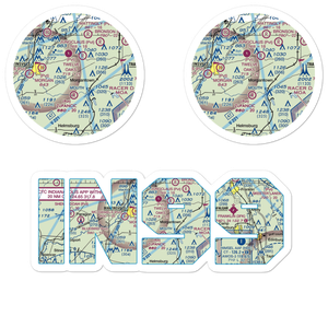 Donica Field (IN99) VFR Sectional Sticker Pack