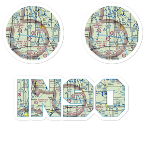 Wietbrock Airport (IN90) VFR Sectional Sticker Pack
