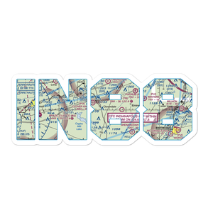 Sanders Gyroport Airport (IN88) VFR Sectional Sticker