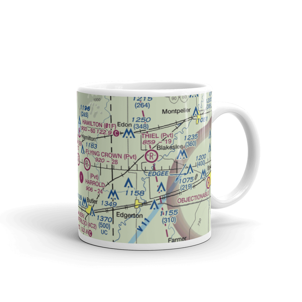 Lautzenhiser Airpark (IN83) VFR Sectional  Mug 