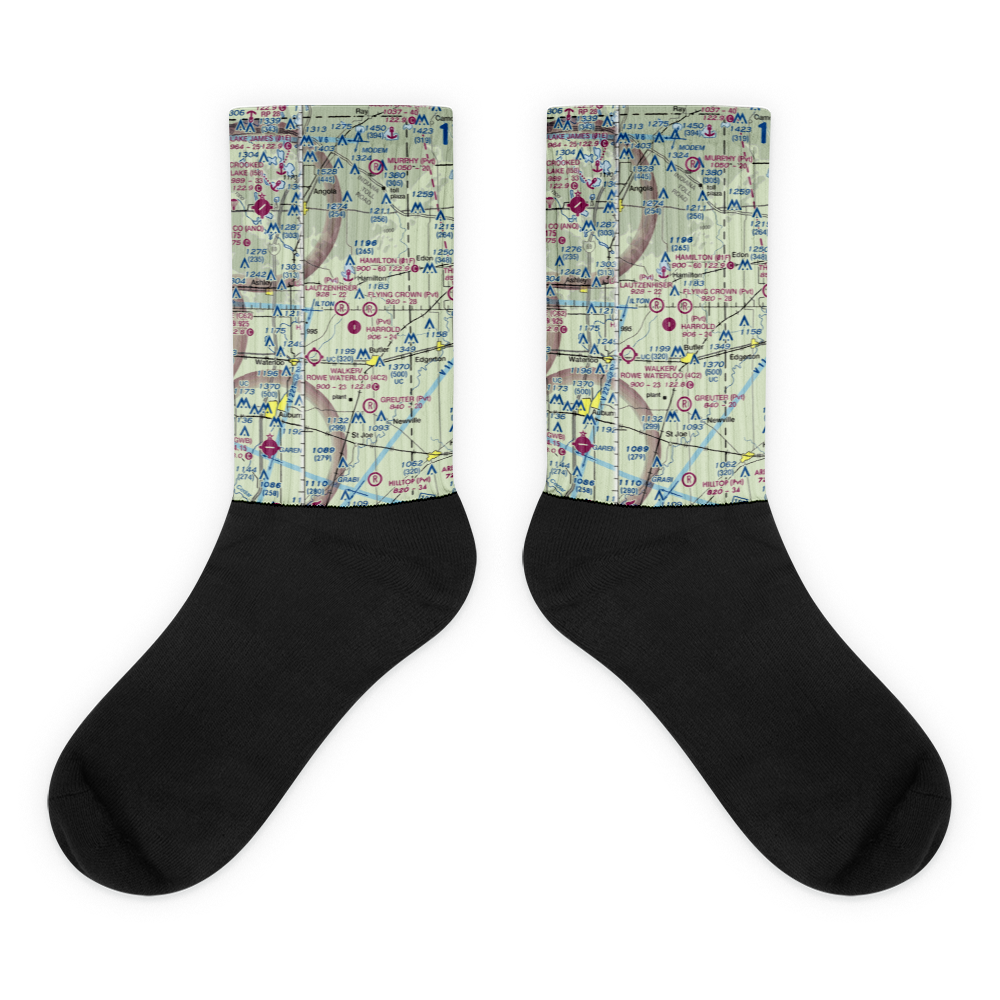 Lautzenhiser Airpark (IN83) VFR Sectional Socks 