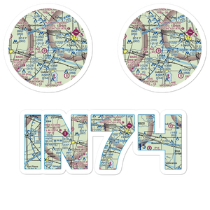 H.J.Umbaugh Airport (IN74) VFR Sectional Sticker Pack