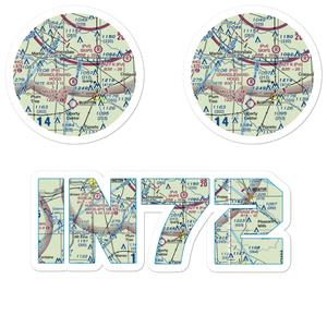 Mayer Airport (IN72) VFR Sectional Sticker Pack
