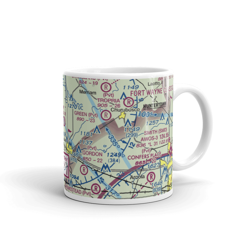 Plew Airport (IN71) VFR Sectional  Mug 