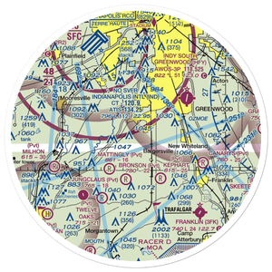 Beck Airport (IN64) VFR Sectional Sticker (30 mile)