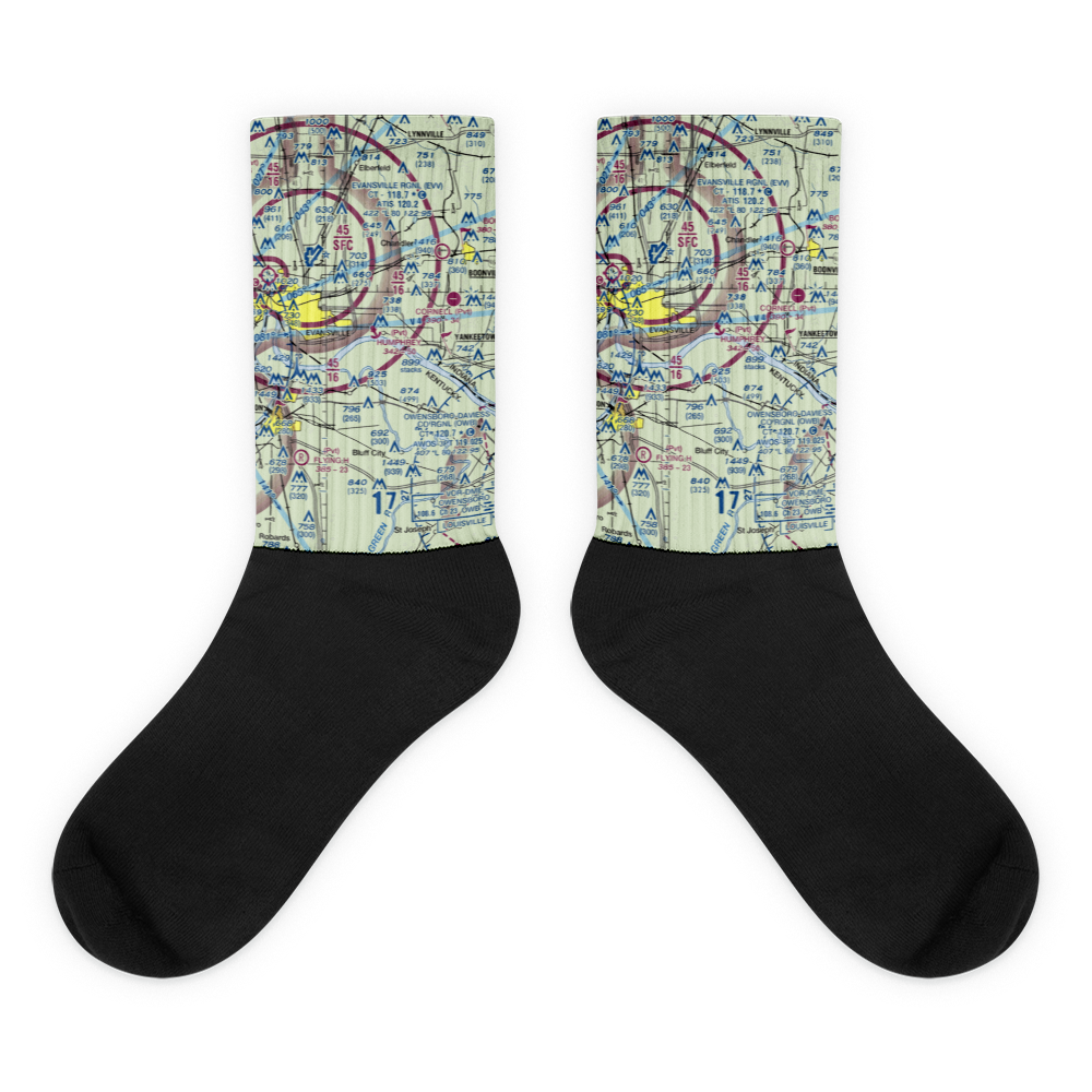 Jerry W. Humphrey Seaplane Base (IN59) VFR Sectional Socks 