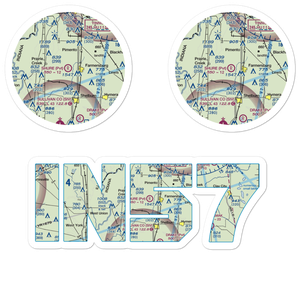Shure Airport (IN57) VFR Sectional Sticker Pack
