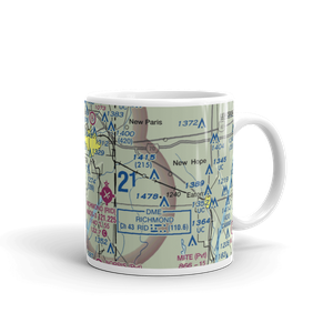 White Airport (IN47) VFR Sectional  Mug