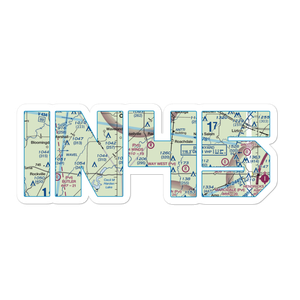 4 Winds Aerodrome (IN45) VFR Sectional Sticker