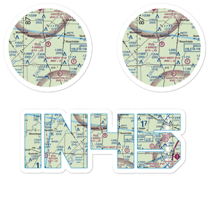 4 Winds Aerodrome (IN45) VFR Sectional Sticker Pack