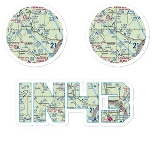Spring Lake Airport (IN43) VFR Sectional Sticker Pack