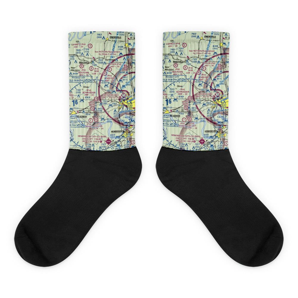 Plugger Airport (IN36) VFR Sectional Socks 