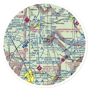 Shinn Bone Lane Airport (IN35) VFR Sectional Sticker (30 mile)