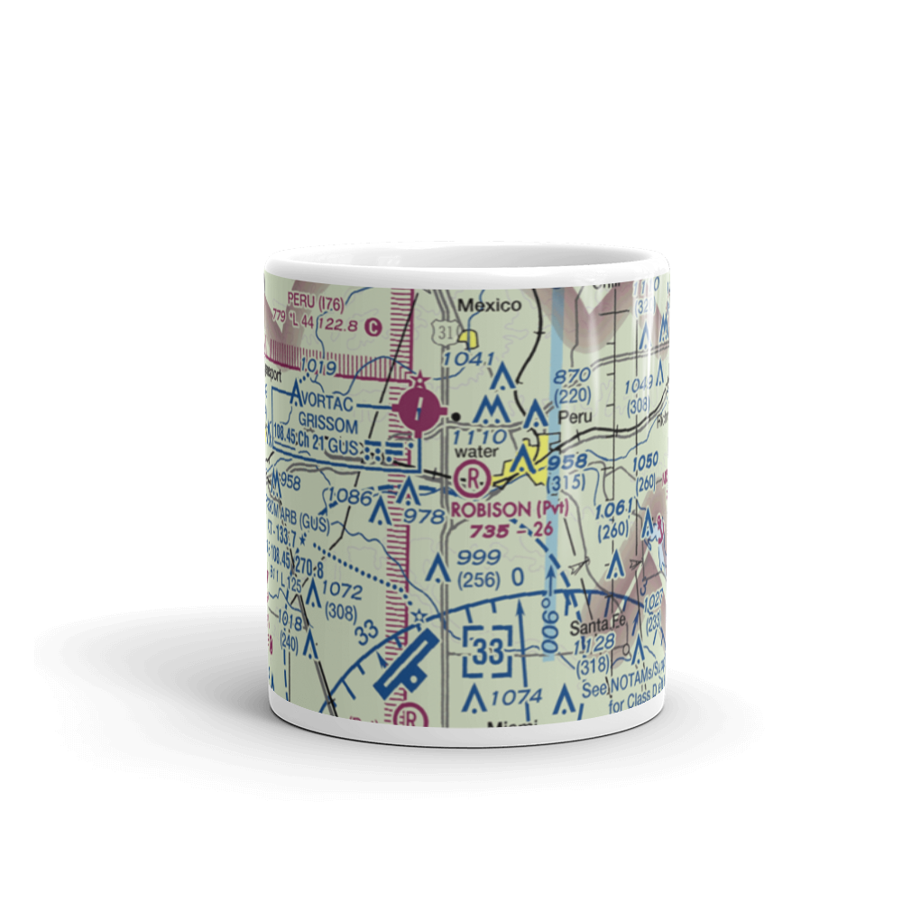 Robison Airport (IN33) VFR Sectional  Mug 