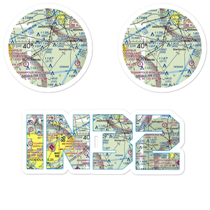 Stephenson Airport (IN32) VFR Sectional Sticker Pack