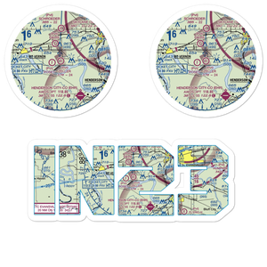 Zeller Elev County Airport (IN23) VFR Sectional Sticker Pack