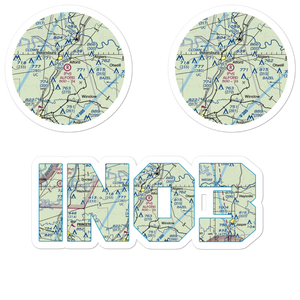 Alford Airpark (IN03) VFR Sectional Sticker Pack