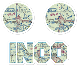 Sutton Airport (IN00) VFR Sectional Sticker Pack