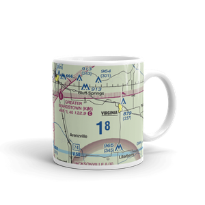 Krohe Airport (IL86) VFR Sectional  Mug