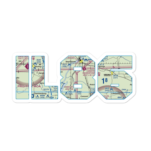 Krohe Airport (IL86) VFR Sectional Sticker