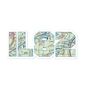Martin RLA Restricted Landing Area (IL82) VFR Sectional Sticker