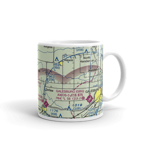M.A.M Trail Airport (IL65) VFR Sectional  Mug