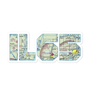 M.A.M Trail Airport (IL65) VFR Sectional Sticker
