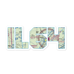 Martin Airport (IL64) VFR Sectional Sticker