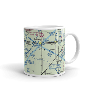 Mays Aviation Airport (IL63) VFR Sectional  Mug