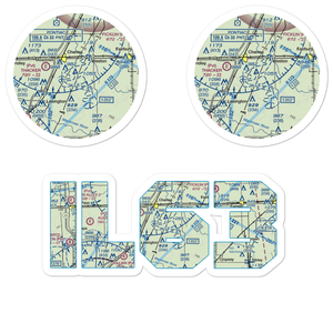 Mays Aviation Airport (IL63) VFR Sectional Sticker Pack