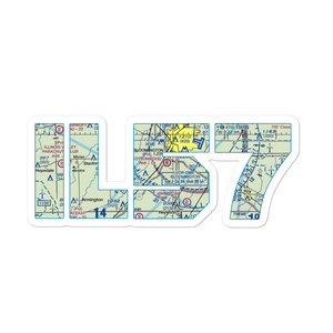 Cottonwood Airport (IL57) VFR Sectional Sticker
